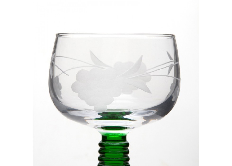 Verre à Vin Nachtmann Römer - Grappe - Cristal Vert Réséda - Hauteur 20,7 Cm - 35953